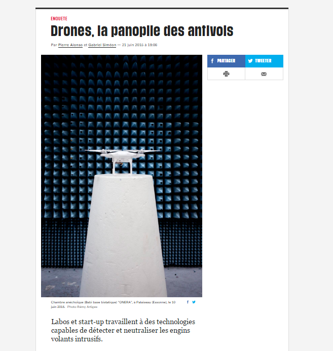 Drones, la panoplie des antivols