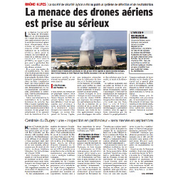 La menace des drones aériens est prise au sérieux