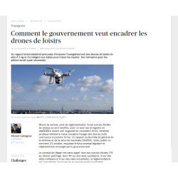 Comment le gouvernement veut encadrer les drones de loisirs