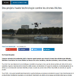 Des projets haute technologie contre les drones illicites